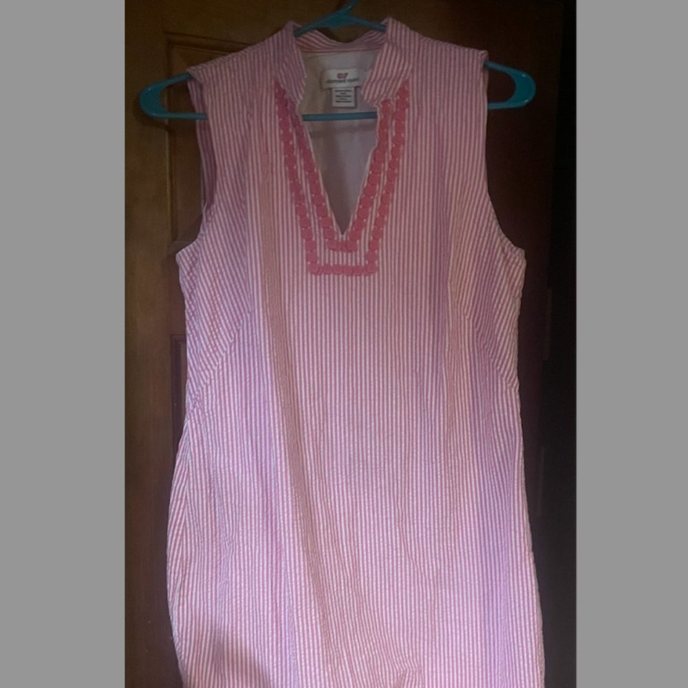 Vineyard Vines Seersucker Tunic Dress Size 10